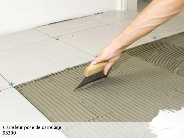 Carreleur pose de carrelage  93300