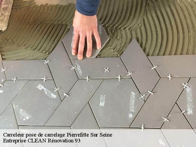 Carreleur pose de carrelage  93380