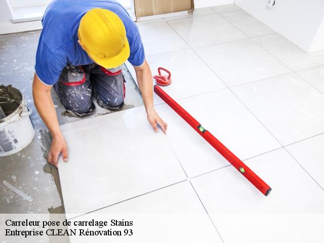 Carreleur pose de carrelage  93240