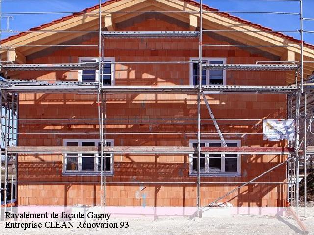 Ravalement de façade  gagny-93220 Habitat Rénovation Peinture 93