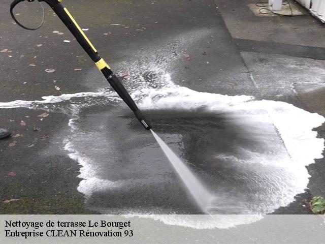 Nettoyage de terrasse  le-bourget-93350 Entreprise CLEAN Rénovation 93