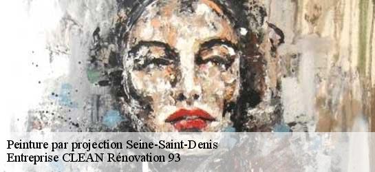 Peinture par projection Seine-Saint-Denis 