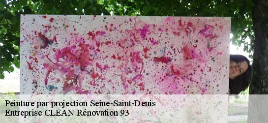 Peinture par projection Seine-Saint-Denis 