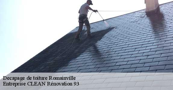 Decapage de toiture  romainville-93230 Entreprise CLEAN Rénovation 93