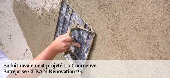 Enduit ravalement projeté  93120