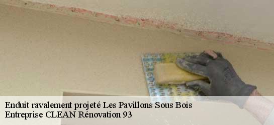 Enduit ravalement projeté  93320