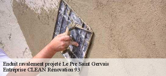 Enduit ravalement projeté  93310