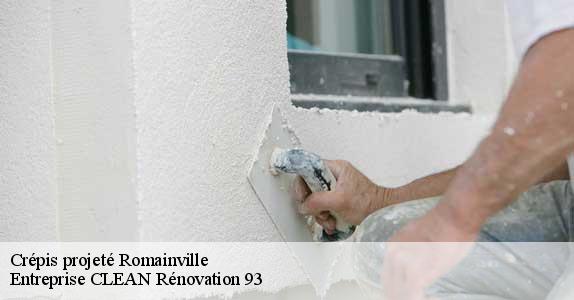 Crépis projeté  romainville-93230 Entreprise CLEAN Rénovation 93
